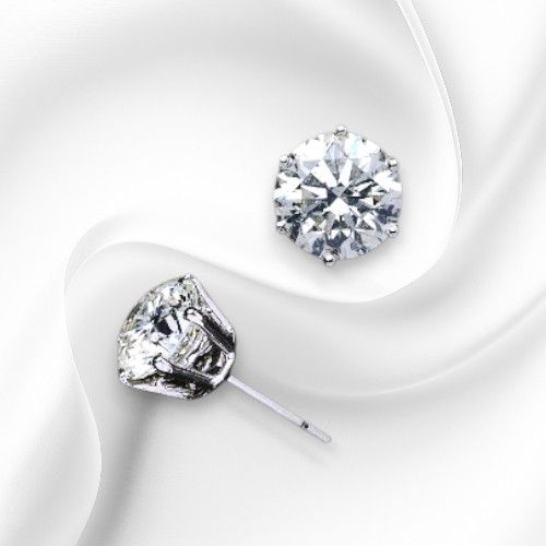 "ARENA" Daily wear single moissanite Diamond stud for women