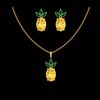 "ANANAS" Fruit Jewelry - Pendant set with chain