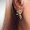 'ELA' On ear - Your Corel reef earrings