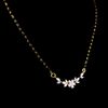 "LAVANYA" Stylist marquise shape floral moissanite diamond mangalsutra