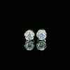 "STAR ROUND" Daily wear single moissanite diamond stud