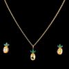 "ANANAS" Fruit Jewelry - Pendant set with chain