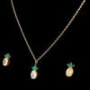 "ANANAS" Fruit Jewelry - Pendant set with chain