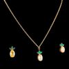 "ANANAS" Fruit Jewelry - Pendant set with chain